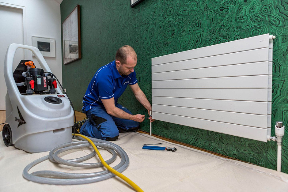 Tepeüstü Vaillant Hermetik Şofben Petek Temizliği